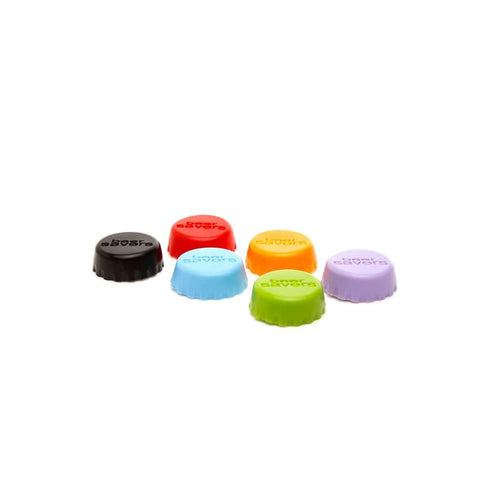 AussieSuperStore Homeware Supplies Silicone Beer Savers Set of 6 Silicone Beer Savers Set of 6 | Beer Savers |Reusable Bottle Stopper CBBEERSAVSX6